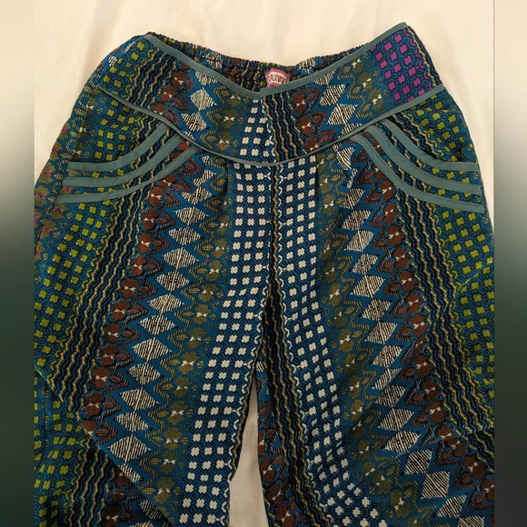 Koala Bay Vibrant Bright Colorful Boho Pantaloons Pants - Picture 4 of 7